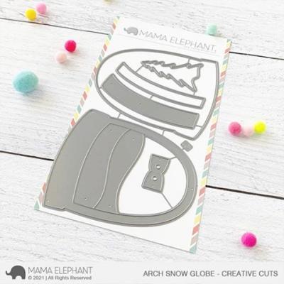 Mama Elephant Creative Cuts - Arch Snow Globe